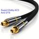 Câble Audio Optique Numérique Toslink 1m/1.5m/2m Câble Coaxial SPDIF Pour Amplificateurs, Lecteurs Blu-ray, Xbox 360, Barre De Son, Câble En Fibre De Diamètre Extérieur OD5.0MM