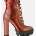 London Rag Scotch Ankle Boots - Brown - US-8 / UK-6 / EU-39