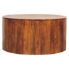 Artisan Furniture Chestnut Round Wooden Coffee Table - Brown