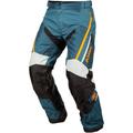 Klim Dakar Pantaloni motocross, verde-arancione, dimensione 38