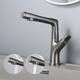 Bathroom Faucet Pull Out Basin Taps, Single Handle Vessel Taps with Cold and Hot Hose