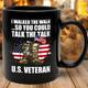 Coffee Mug 3D Print for Veterans Day,Black Mug Independence Day Black Mug For Memorial Day/The Fourth of July