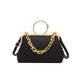 Women's Crossbody Bag Evening Bag PU Leather Party Chain Large Capacity Color Block Silver Black / Gold Black