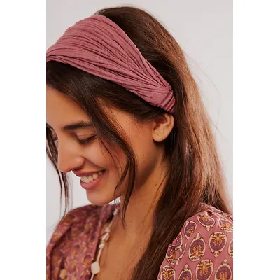 Culture Club Soft Headband by Culture Shop at Free People in Rust