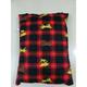 (Large Complete Bed(Cover+Cushion), Happy Dog Red) LARGE & Extra Large Dog Bed - Washable Zipped