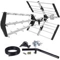 (Digital TV Aerial KIT 48 Element Tri Boom HD Freeview loft/Outdoor Aerial Antenna 4G) Viewi Loft & Outdoor Digital TV Aerial Antenna for Digital TV