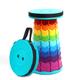 Multicoloured LED Collapsible Travelling Telescopic Stool