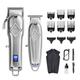 Limural Cordless Electric Hair Clipper T Blade Trimmer For Men Head