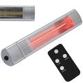 (2KW) Infrared Patio Heater Wall Mounted Outdoor Garden Electric Warmer Remote 1-3KW