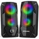 SPKPAL PC Speakers,Computer Speakers Wired RGB Gaming Speaker for PC 2.0 USB Powered Stereo Dual Channel Multimedia AUX 3.5mm...