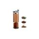 Portable Manual Coffee Grinder, Justup Wooden Coffee Bean Mill Burr Coffee Grinder Hand Coffee Grinder for Drip Coffee, Espresso, French Press Po
