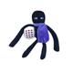 (Purple) Minecraft Plush Toys Creeper Enderman Pig Bear Stuffed Pixel Doll Aries Zombie