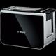 Bosch Styline TAT8613GB 2 Slice Toaster - Black / Stainless Steel