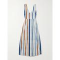 Emporio Sirenuse - + Net Sustain Nellie French Striped Cotton Maxi Dress - Blue