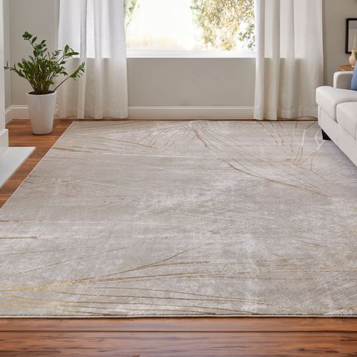 Freya Rectangle Rug Ivory/Beige, 5' x 8', Ivory/Beige