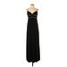 Max Studio Casual Dress - Maxi: Black Dresses - Women's Size Small