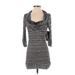 Almost Famous Casual Dress: Gray Dresses - New - Women's Size Small
