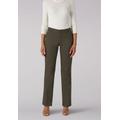 Plus Size Women's Wrinkle Free Straight Leg Pant Jean by Lee in Frontier Olive (Size 14 WP)
