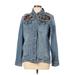 Arizona Jean Company Denim Jacket: Blue Jackets & Outerwear - Women's Size Large