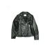 Zara Kids Faux Leather Jacket: Black Clothing - Size 10