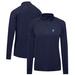 Women's Levelwear Navy Memphis Grizzlies Kinetic Insignia Core Quarter-Zip Pullover Top