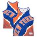 Men's Mitchell & Ness Royal New York Knicks Jumbotron 2.0 Sublimated Tank Top