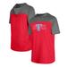 Men's New Era Red Texas Rangers Active Brushed Hoodie T-Shirt