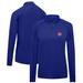 Women's Levelwear Blue Detroit Pistons Kinetic Insignia Core Quarter-Zip Pullover Top
