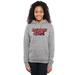 Women's Ash Illinois State Redbirds Classic Wordmark Pullover Hoodie