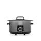 Morphy Richards Morphy Richards 6.5L Sear & Stew Slow Cooker - Hinged Hid - Black - Aluminum