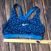 Nike Intimates & Sleepwear | Nike Womens Blue Sports Bra Size Medium | Color: Blue | Size: M