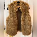 Michael Kors Tops | Michael Kors Faux Fur Vest | Color: Brown/Tan | Size: L