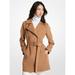 Michael Kors Jackets & Coats | Michael Kors Wool Blend Belted Coat Dark Camel S New | Color: Tan | Size: S