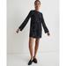 Madewell Dresses | Madewell Black Erika Cupro Shift Mini Dress Nwt Size Xs | Color: Black | Size: Xs