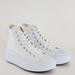 Converse Shoes | Converse Ctas Move Hi Triple White Women's Platform Sneakers 568498c Nwt | Color: White | Size: 6