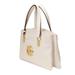 Gucci Bags | Gucci Arlo Large Top Handle Bag | Color: White | Size: 15 X 4 X 8