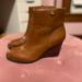 Ralph Lauren Shoes | Nwot Ralph Lauren Wedge Booties | Color: Brown/Tan | Size: 9