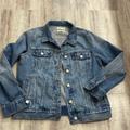 Madewell Jackets & Coats | Madewell Classic The Jean Jacket In Medford Wash Size Large | Color: Blue | Size: L