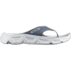 Badesandale SALOMON "REELAX BREAK 6.0", Gr. 49, blau (rauchblau, weiß), Synthetik, Textil, sportlich, Schuhe Zehentrenner, Erholungsschuhe