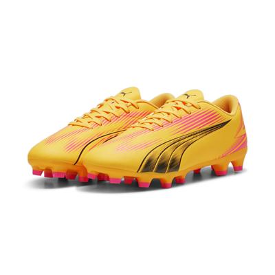 Fußballschuh PUMA "ULTRA PLAY FG/AG Fußballschuhe Herren" Gr. 44.5, bunt (sun stream black sunset glow orange pink) Schuhe