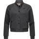 Bomberjacke RAGWEAR "Simonette", Damen, Gr. L (40), schwarz, Material: 70% Baumwolle, 30% Polyester, modisch, gerade hüftlang, hoch geschlossener Ausschnitt, Langarm Ärmel ohne Ärmelschlitz Rippstrickbündchen, Jacken, stylische Damen Collegejacke...
