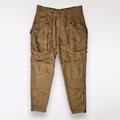 Free People Pants & Jumpsuits | Free People Cargo Pants Crop Jogger Fit High Rise Size 4 | Color: Green | Size: 4
