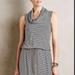 Anthropologie Dresses | Anthropologie Dolan Left Coast Cowl Neck Stripe Sleeveless Drawstring Maxi Dress | Color: Black/White | Size: M