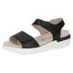 Sandale CAPRICE Gr. 40, schwarz Damen Schuhe Halbschuhe