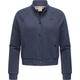 Bomberjacke RAGWEAR "Simonette", Damen, Gr. XXXL (46), blau (navy), Material: 70% Baumwolle, 30% Polyester, modisch, gerade hüftlang, hoch geschlossener Ausschnitt, Langarm Ärmel ohne Ärmelschlitz Rippstrickbündchen, Jacken, stylische Damen...
