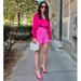 Zara Shorts | Blogger's Fave! Zara Pink High Waist Shorts Nwt | Color: Pink | Size: S