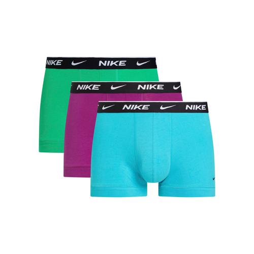 Trunk NIKE UNDERWEAR Gr. L (50), bunt (dsty ccts/stdm grn/viotech 425) Herren Unterhosen mit Markenlabel