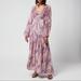 Free People Dresses | Nwt Free People Mirage Maxi Dress In Tea Combo | Color: Cream/Purple | Size: 10