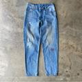 Levi's Jeans | Levi’s 550 ‘92 Denim Jeans 100% Cotton Distressed 32x34 Red Tab | Color: Blue/Red | Size: 32