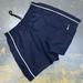Nike Shorts | Nike Team Black Tag Navy Blue Soccer Shorts Xl Vintage White | Color: Blue/White | Size: Xl